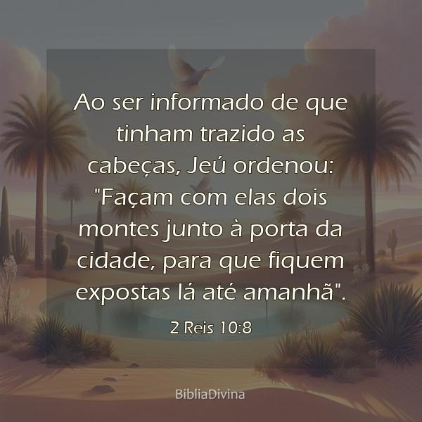 2 Reis 10:8