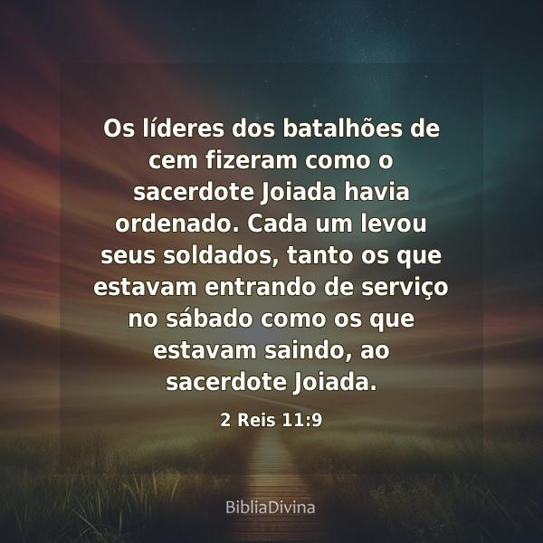 2 Reis 11:9