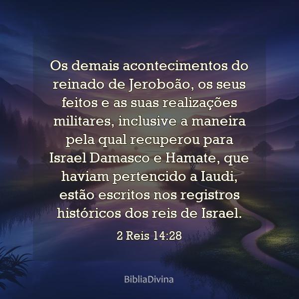 2 Reis 14:28