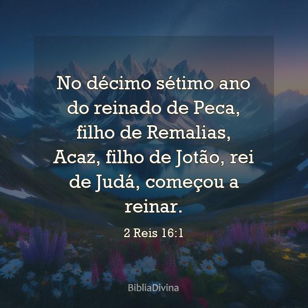 2 Reis 16:1