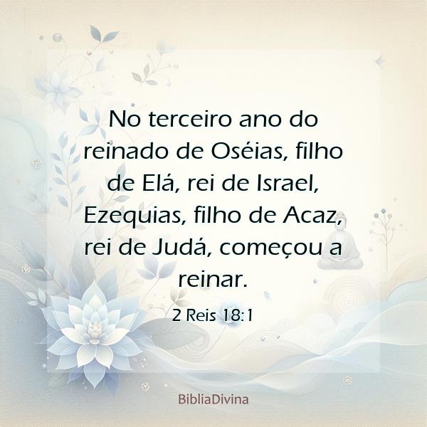 2 Reis 18:1