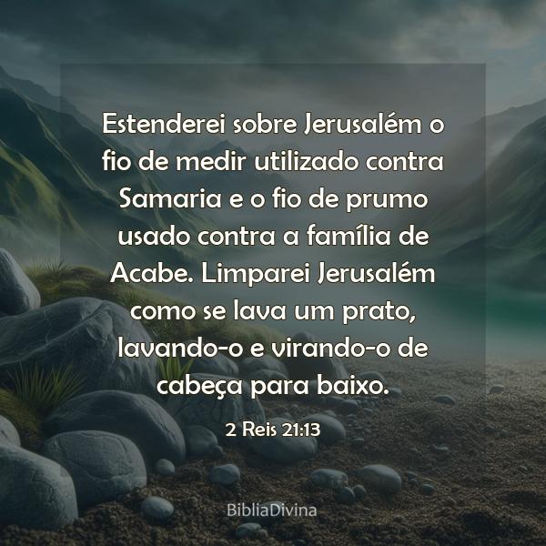 2 Reis 21:13