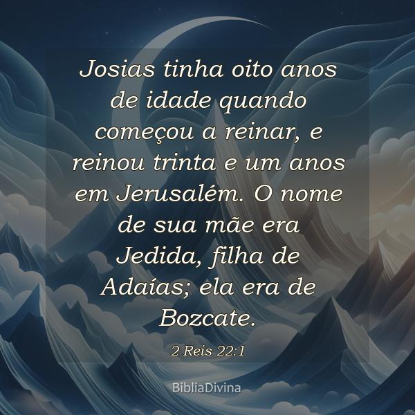 2 Reis 22:1