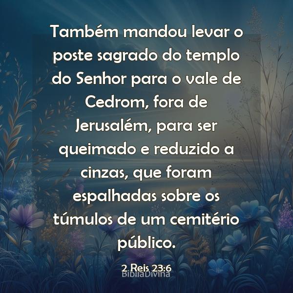 2 Reis 23:6