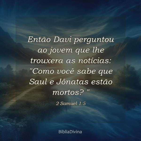 2 Samuel 1:5