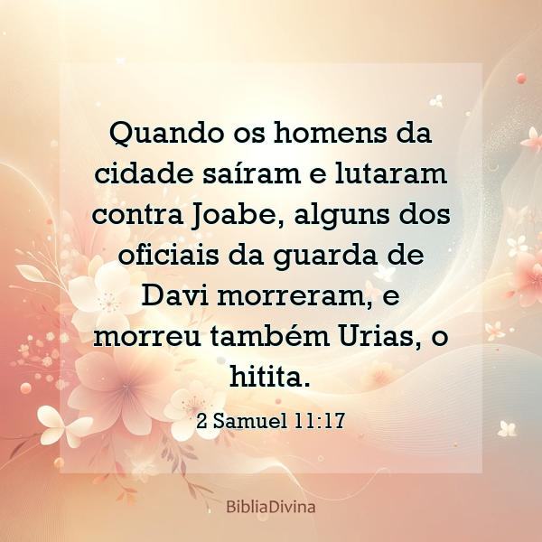 2 Samuel 11:17