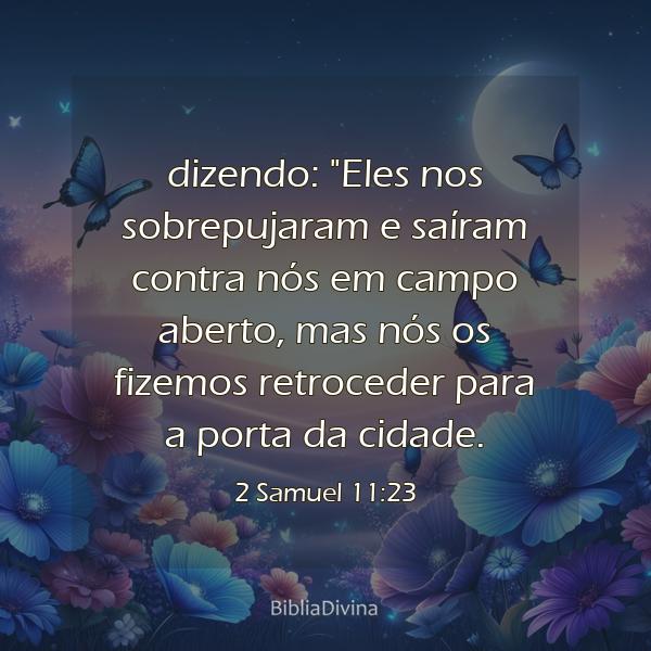 2 Samuel 11:23