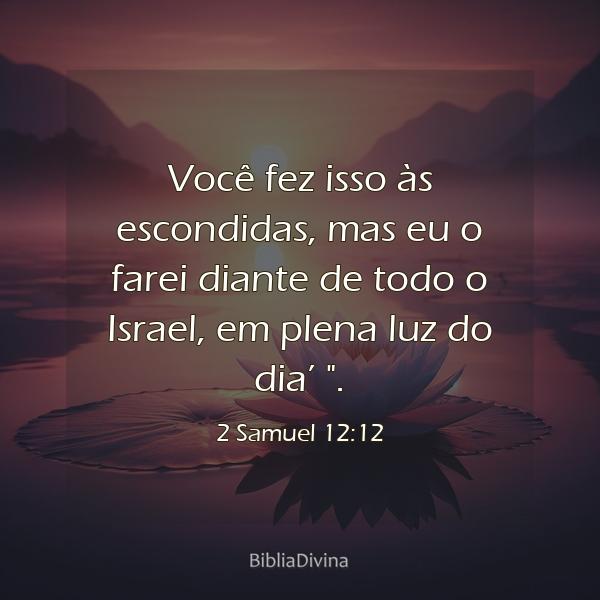 2 Samuel 12:12