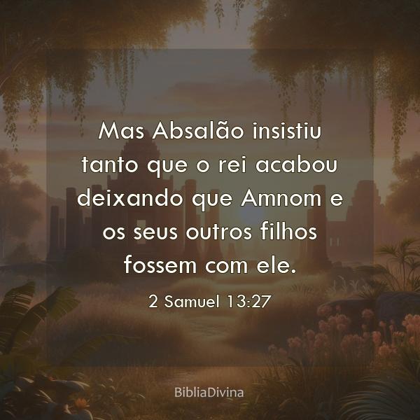 2 Samuel 13:27