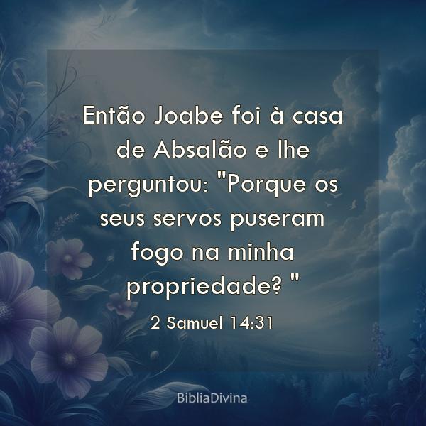 2 Samuel 14:31