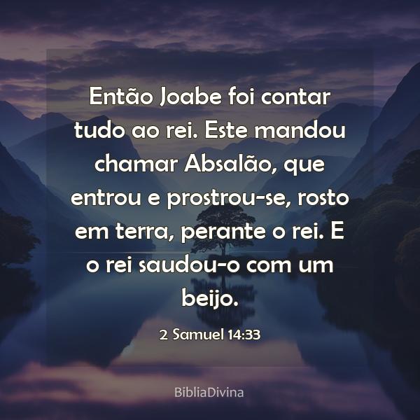 2 Samuel 14:33