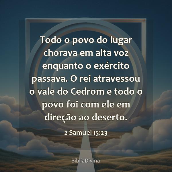 2 Samuel 15:23