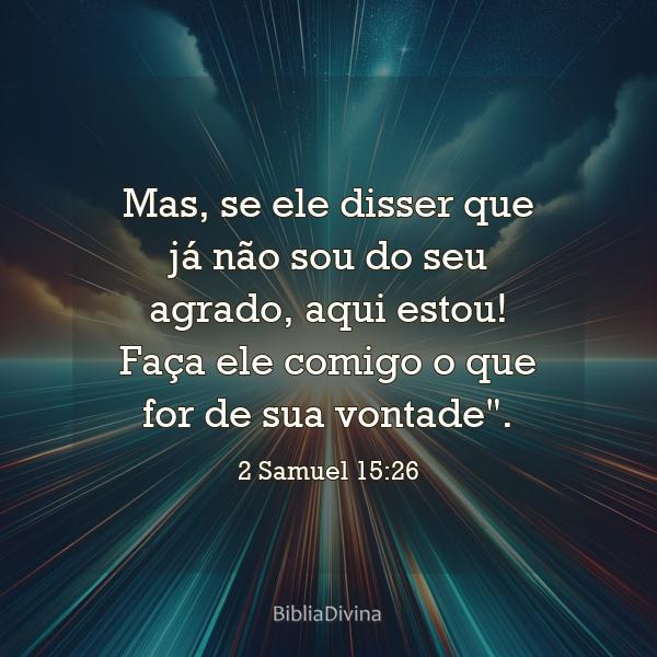 2 Samuel 15:26