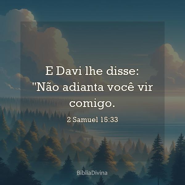 2 Samuel 15:33