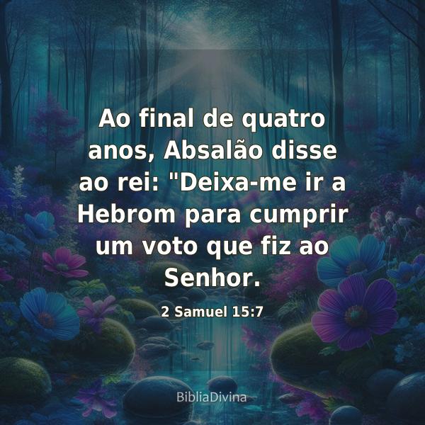 2 Samuel 15:7