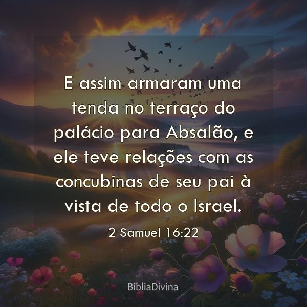 2 Samuel 16:22