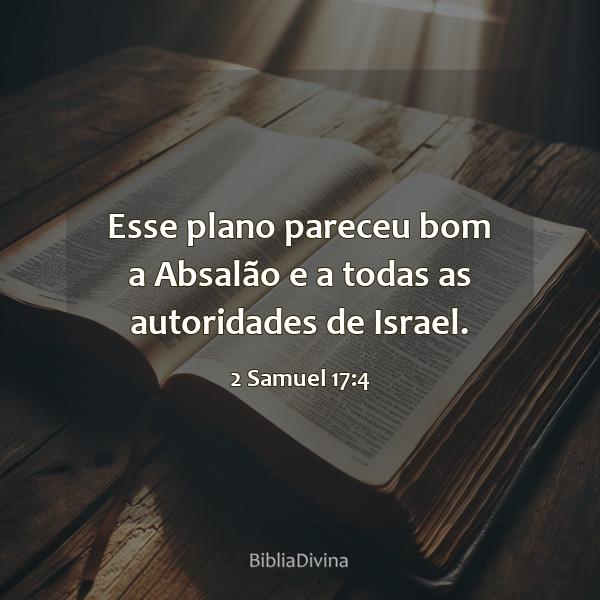 2 Samuel 17:4