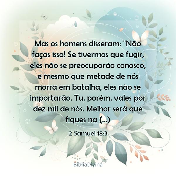 2 Samuel 18:3