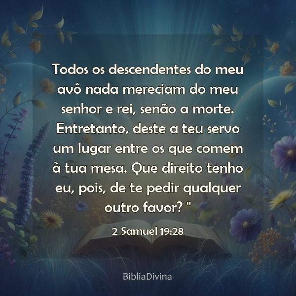 2 Samuel 19:28