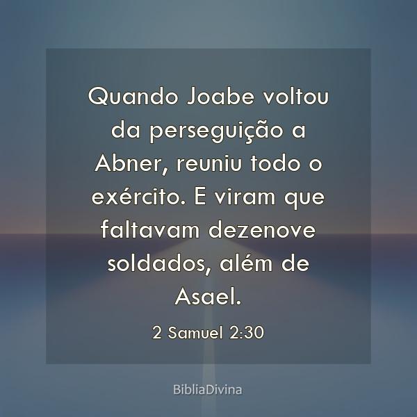 2 Samuel 2:30