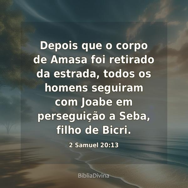 2 Samuel 20:13