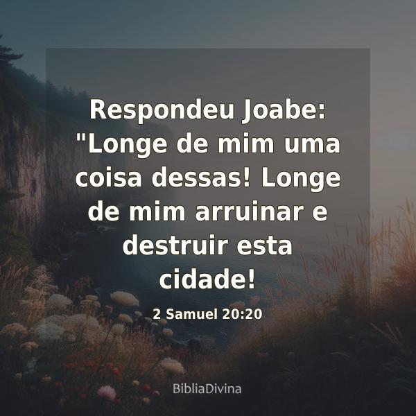 2 Samuel 20:20