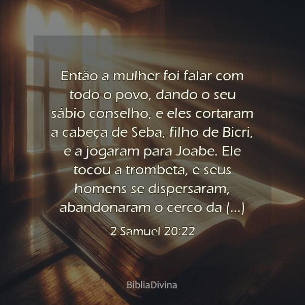 2 Samuel 20:22