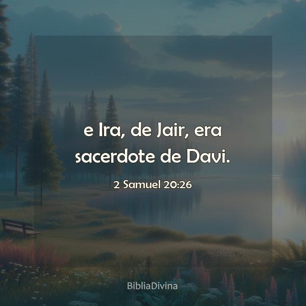 2 Samuel 20:26