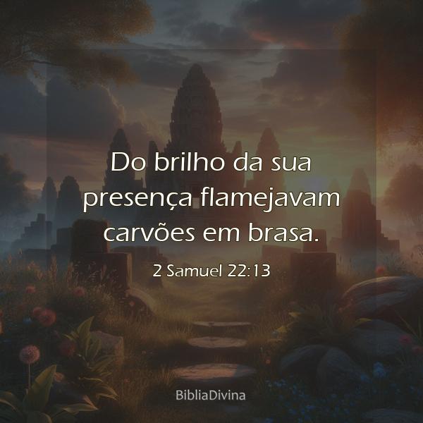 2 Samuel 22:13