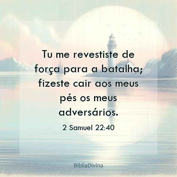 2 Samuel 22:40