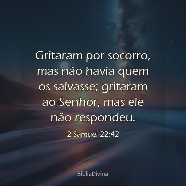 2 Samuel 22:42