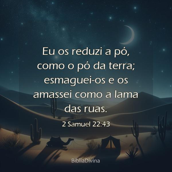 2 Samuel 22:43