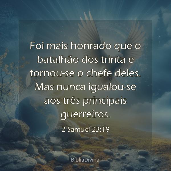 2 Samuel 23:19