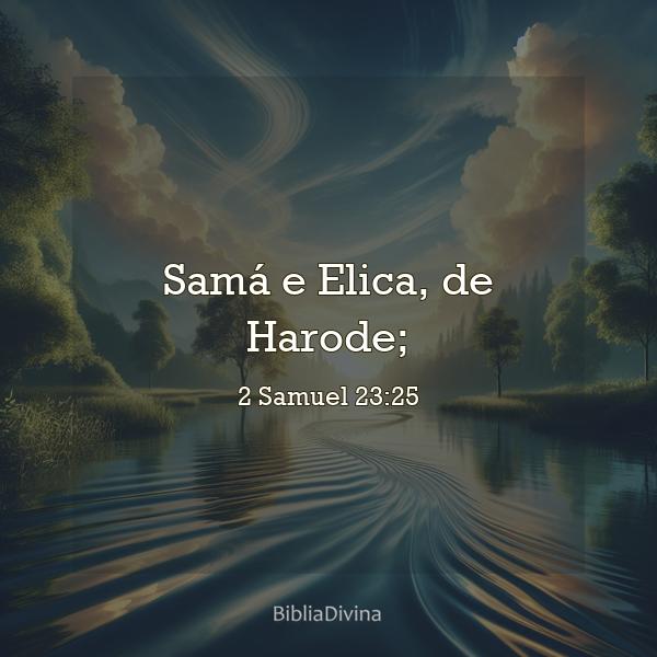 2 Samuel 23:25