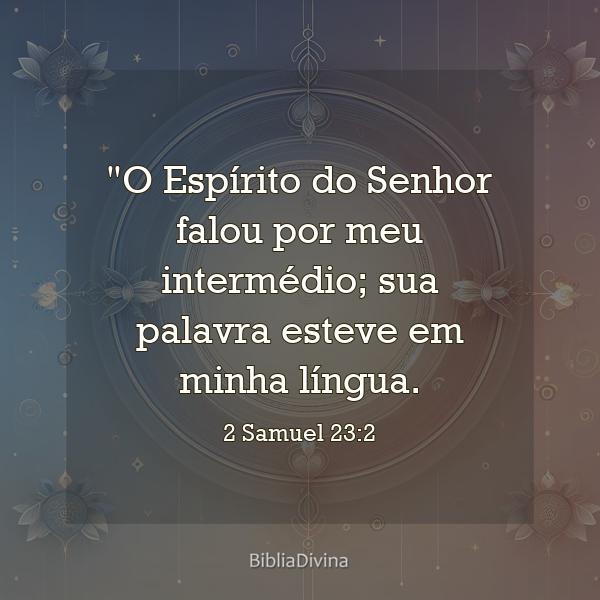 2 Samuel 23:2