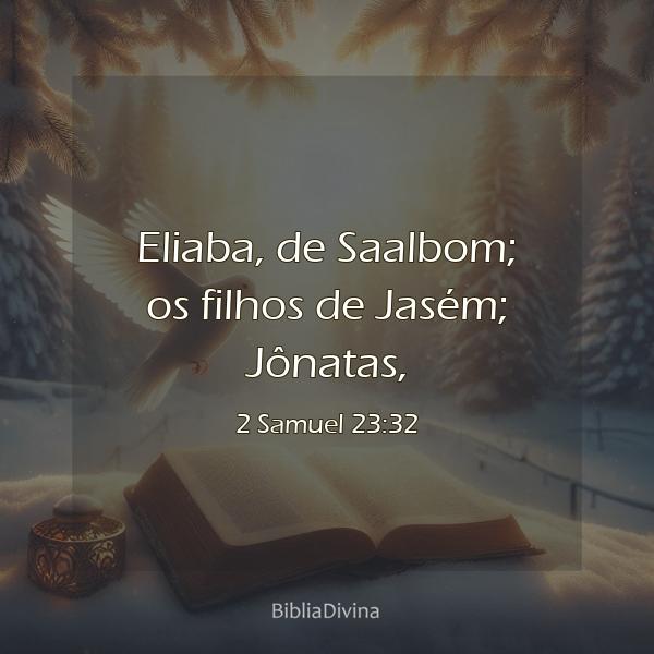 2 Samuel 23:32