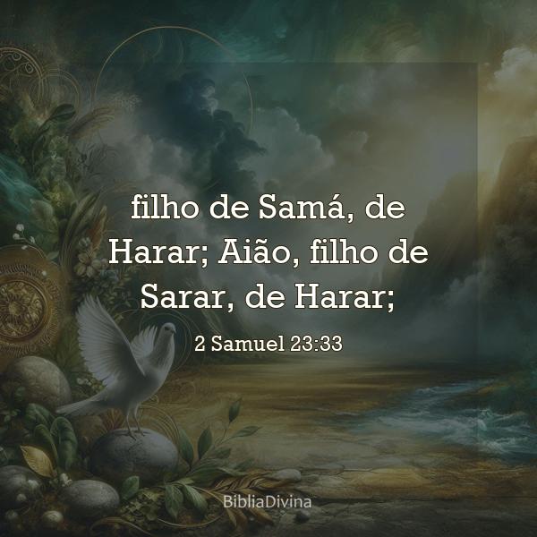 2 Samuel 23:33