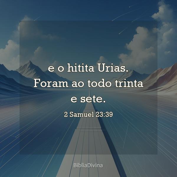 2 Samuel 23:39