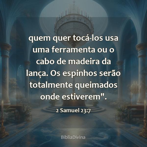 2 Samuel 23:7