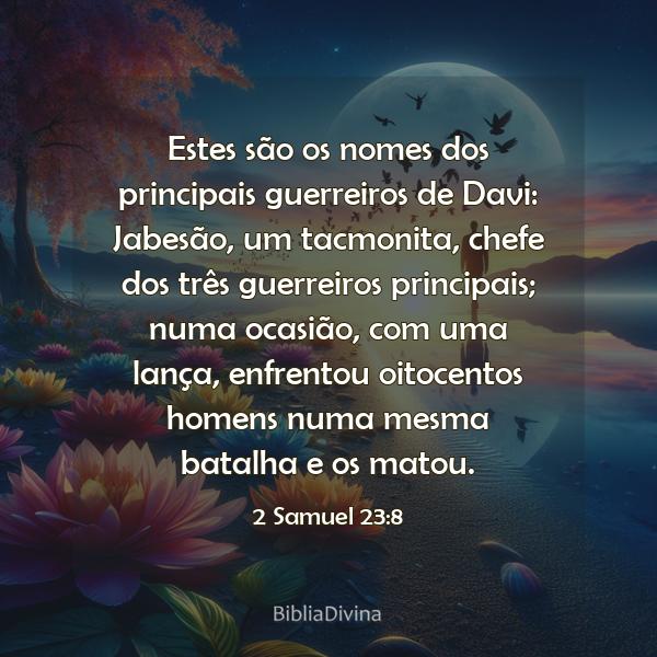 2 Samuel 23:8