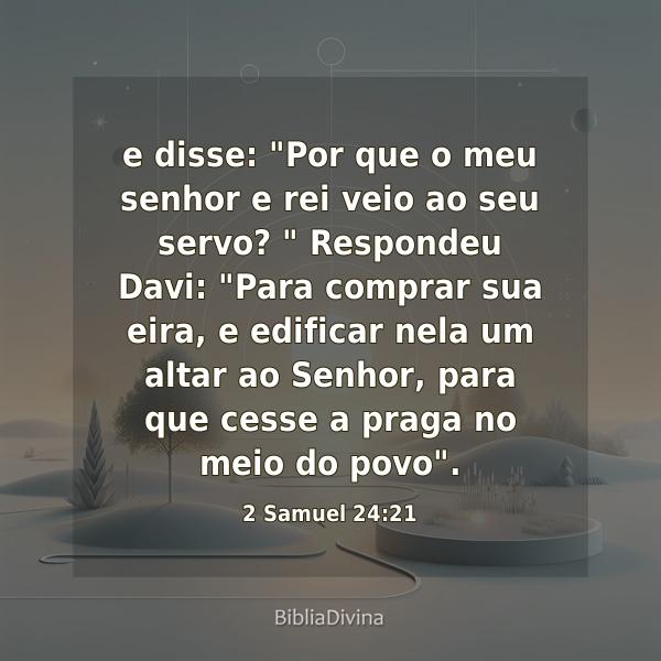 2 Samuel 24:21