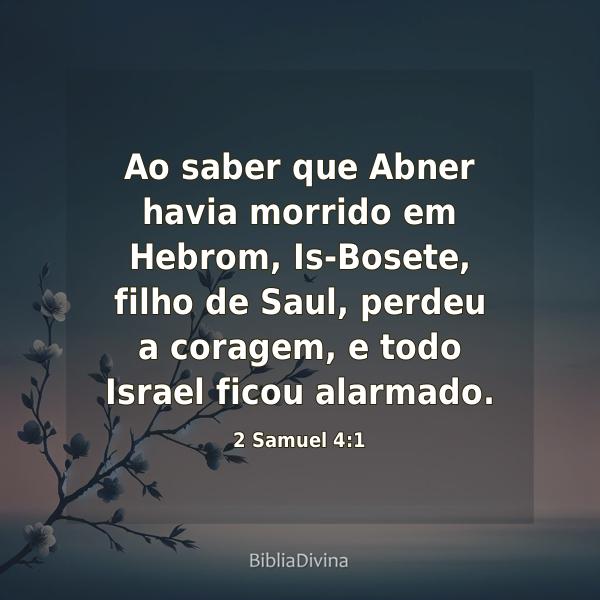 2 Samuel 4:1