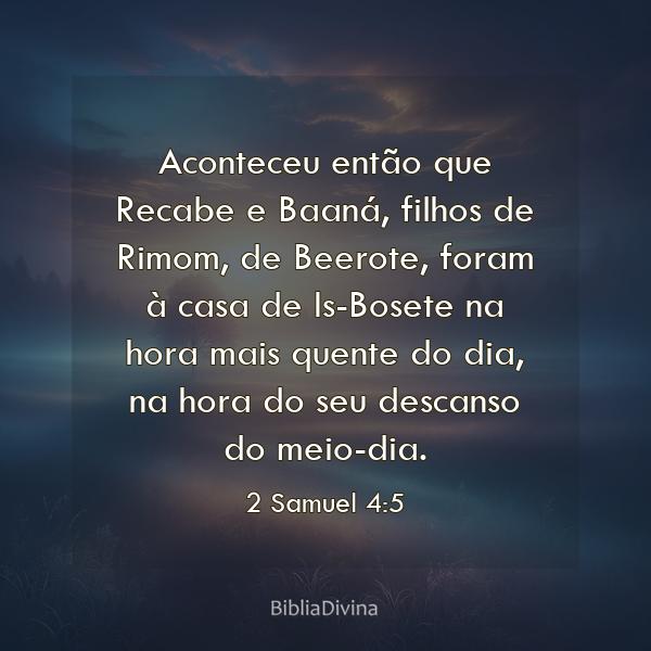 2 Samuel 4:5