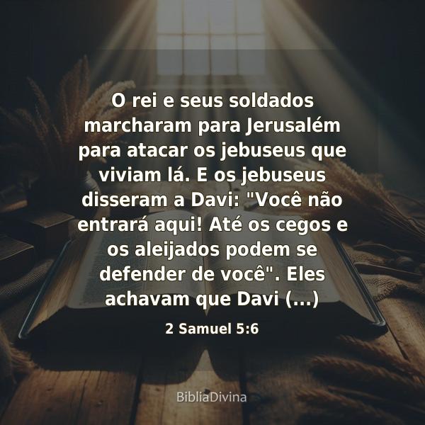 2 Samuel 5:6