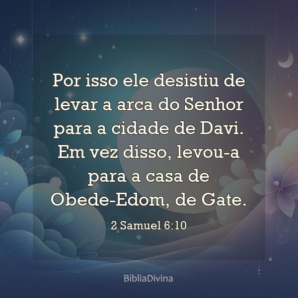 2 Samuel 6:10