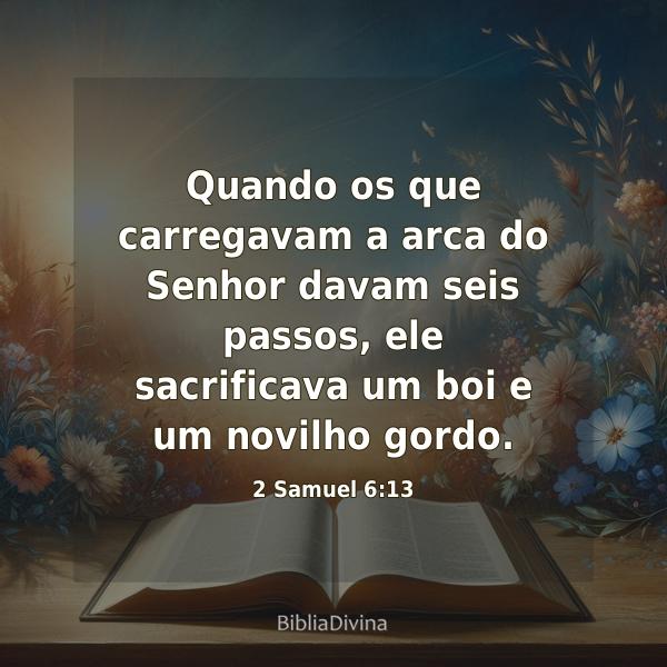 2 Samuel 6:13