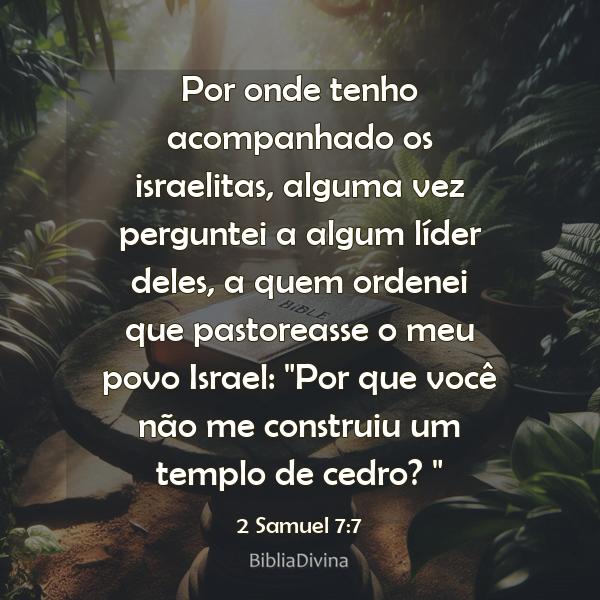 2 Samuel 7:7