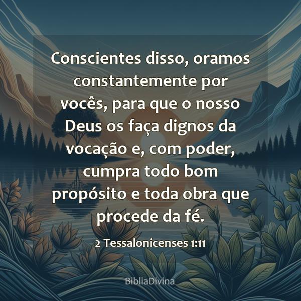 2 Tessalonicenses 1:11