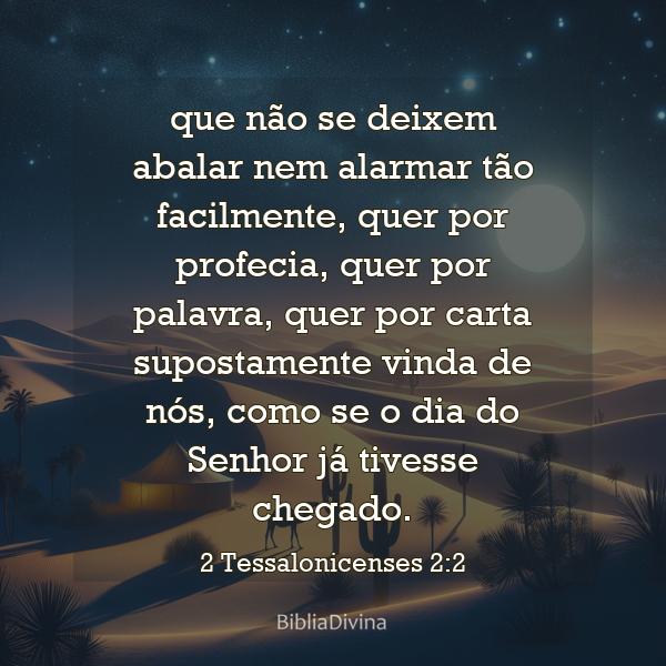 2 Tessalonicenses 2:2