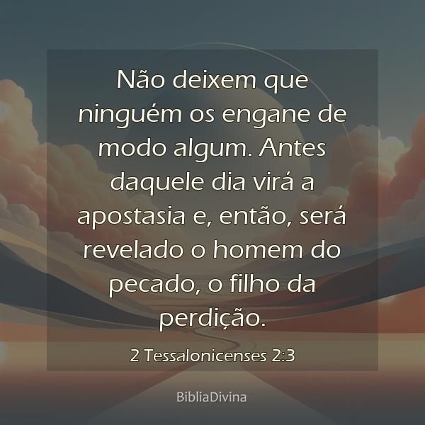 2 Tessalonicenses 2:3